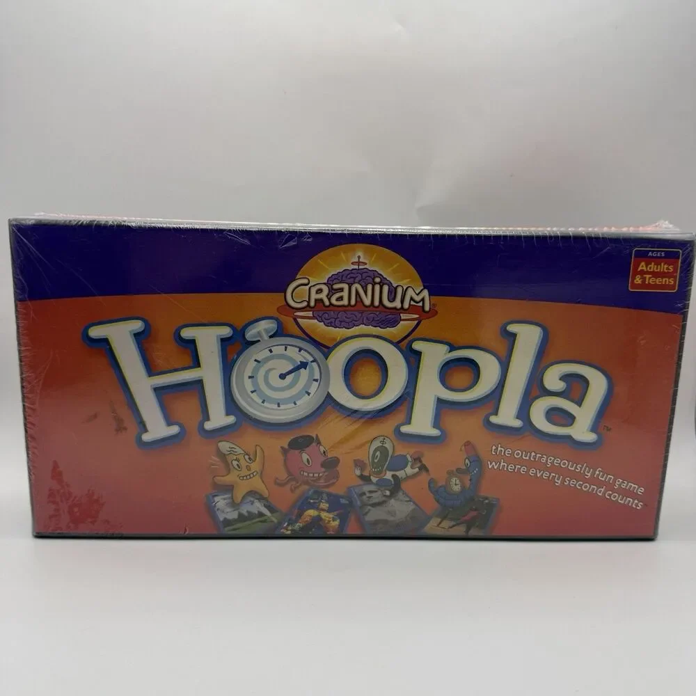 Cranium Hoopla Card Board Game 2002-2004 Edition / New and Sealed / Game Night